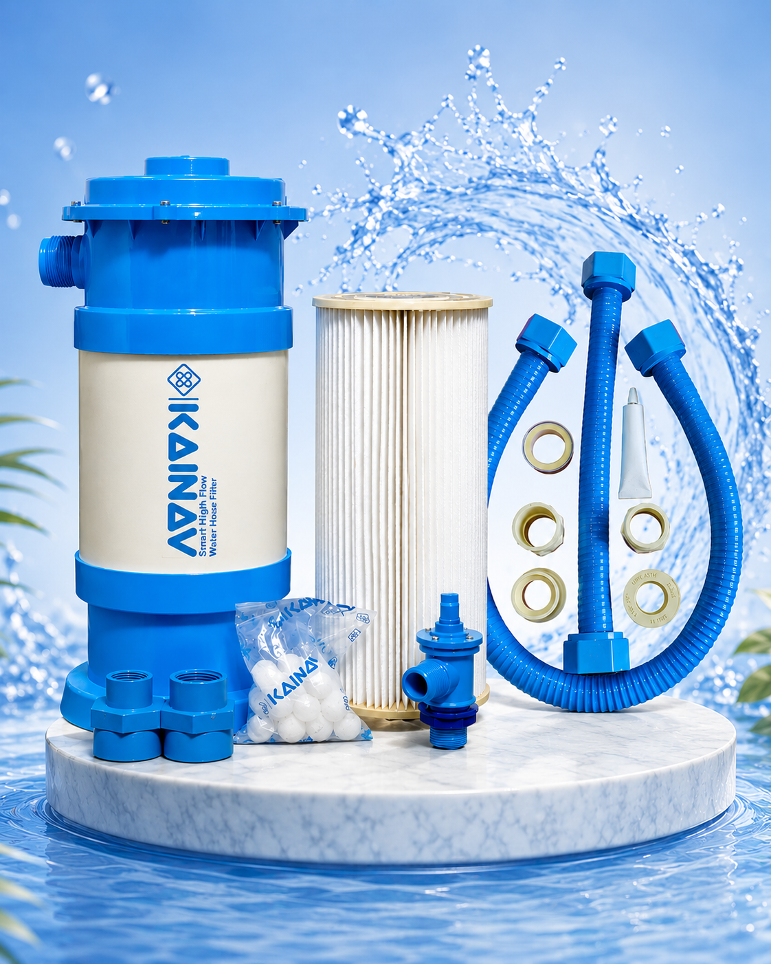 Smart High Flow Mini Filter with Connection Pipe